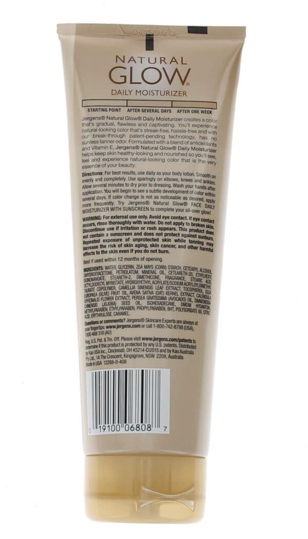 Jergens Natural Glow Revitalizing Daily Moisturizer, Fair to Med, Trial Size - 2 oz - 2 pk - Image 2
