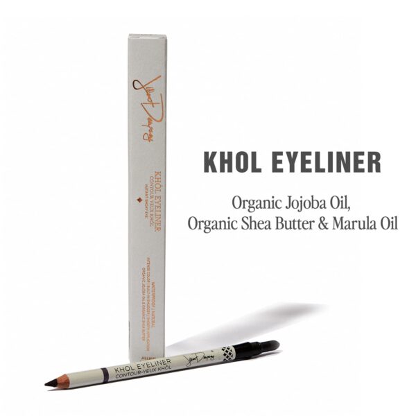 Jillian Dempsey Kh?l Eyeliner | Waterproof Eyeliner Pencil with Built-in Smudger | Long-Lasting Intense Color I Jet Black - Image 2