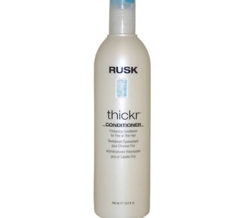 RUSK Designer Collection Thicker Thickening Conditioner for Fine or Thin Hair, 13.5 Oz, Daily-Use Thickening Conditioner that Strengthens and Repairs,