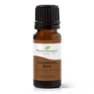 Plant Therapy Cinnamon Bark Essential Oil 10 mL (1/3 oz) 100% Pure, Undiluted, Cinnamon Oil for Diffuser, Spray, Candle Making, Spicy, Sweet Scent, Th - Image 1