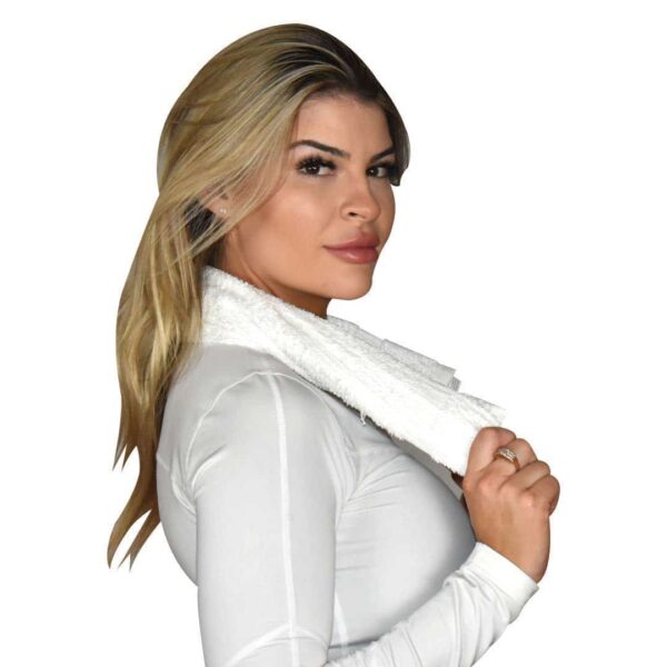 24 Pcs (2 Dozen) White 16x27 Inch Cotton Blend Economy Hand Towels Salon/Gym/Hotel Super use Absorbent Best for Kitchen,Janitorial,Home use Towels - Image 7