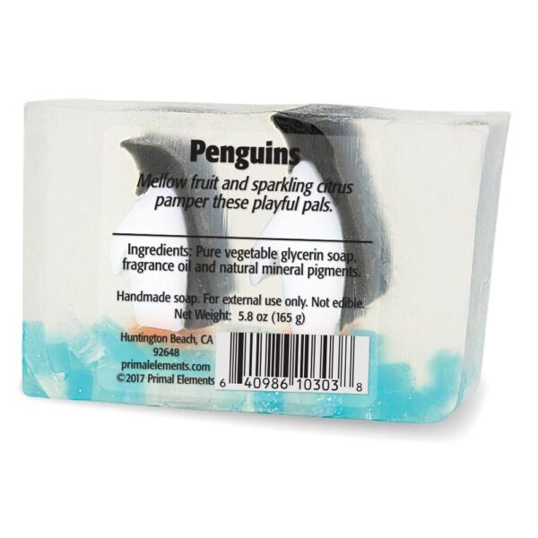 Primal Elements Bar Soap in Shrinkwrap, Penguins, 6 Ounce - Image 2