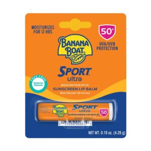 Banana Boat Sport Performance Sunscreen Lip Balm SPF 50 0.15 oz (Pack of 5) - Image 1