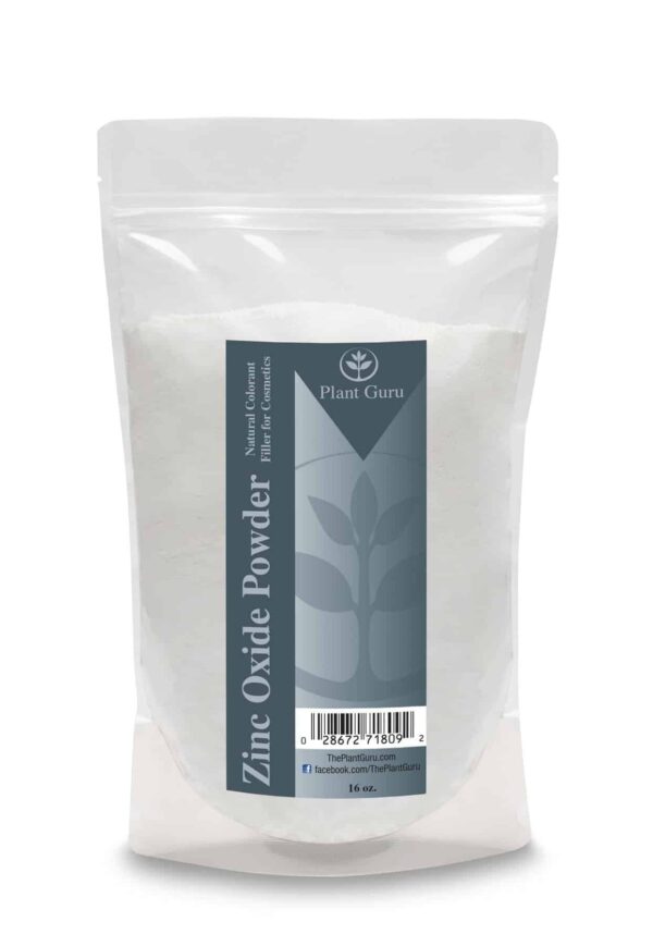 Zinc Oxide Powder 1 lb. Non-Nano, Uncoated, 100% Pure USP Pharmaceutical Grade. Great for DYI Soap Making, Sunscreen, Sunblock, Deodorant, Baby Diaper