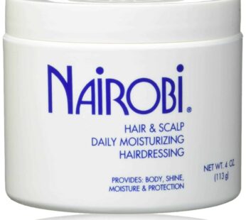 Nairobi Hair and Scalp Daily Moisturizing Hairdressing Unisex, 4 Ounce
