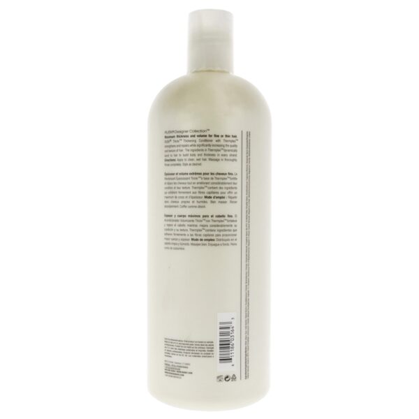 RUSK Designer Collection Thicker Thickening Conditioner for Fine or Thin Hair, 33.8 Oz, Daily-Use Thickening Conditioner that Strengthens and Repairs, - Image 2