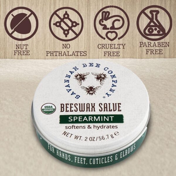 Savannah Bee Company Original Beeswax Salve - Deep Moisturizer Hand Salve - Image 5