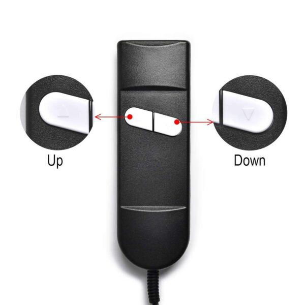 CUGLB Lift Chair Remote Replacement, 5 Pin 2 Button Straight Power Recliner Remote, Power Recliner Replacement Parts for Okin Limoss Lazboy Pride Catn - Image 4