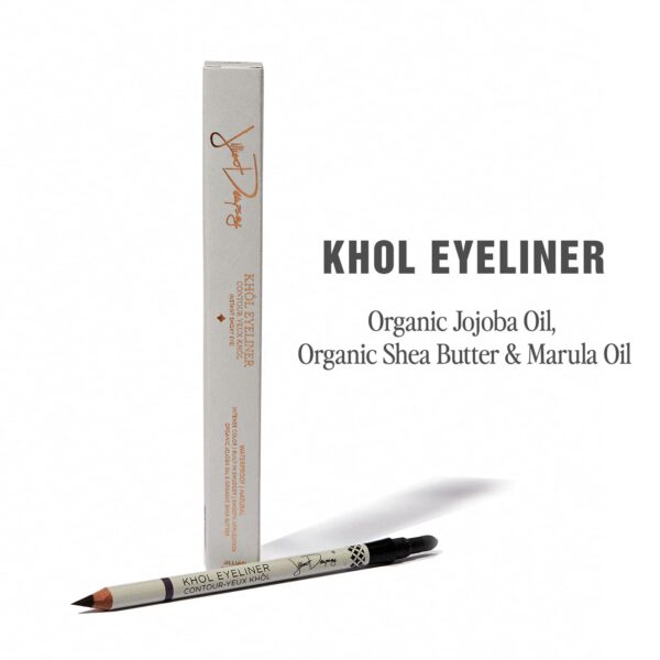 Jillian Dempsey Kh?l Eyeliner | Waterproof Eyeliner Pencil with Built-in Smudger | Long-Lasting Intense Color I Vegan | Rich Brown - Image 2