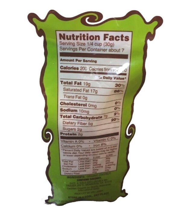 2 Bags of Trader Joe's Organic Unsweetened Flake Coconut - Image 2