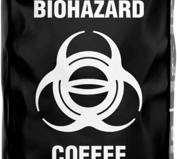 Biohazard Whole Bean Coffee, The World’s Strongest Coffee 928 mg Caffeine (16 oz)