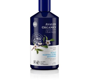 Avalon Organics Therapy Scalp Normalizing Shampoo, Tea Tree Mint, 14 Oz