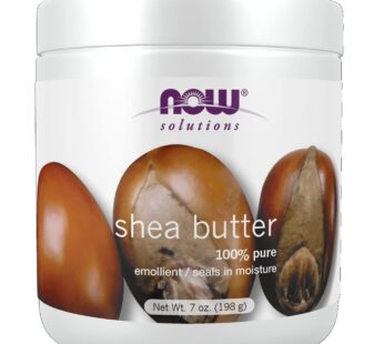 NOW Solutions, Shea Butter, Skin Emollient, Seals in Moisture for Dry Rough Skin, 7-Ounce