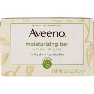 AVEENO Naturals Moisturizing Bar for Dry Skin 3.50 oz (Pack of 12) - Packaging May Vary - Image 1