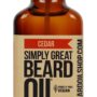 Simply Great Beard Oil - CEDAR Scented Beard Oil - Beard Conditioner 3 Oz Easy Applicator - Natural - Vegan and Cruelty Free Care for Beards - Gifts f