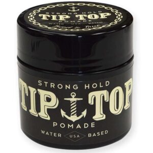 Tip Top Strong Hold Water Based Pomade 4.25oz - Image 1