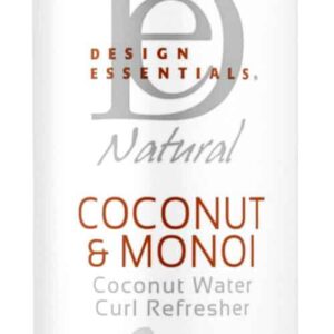 Design Essentials Natural Coconut & Monoi Coconut Water Curl Refresher with Sunflower, Marshmallow Root & Aloe, 8 Ounce - Image 1