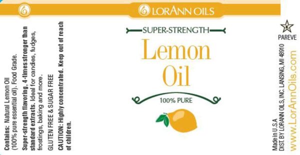 LorAnn Lemon Oil SS, Natural Flavor, 1 ounce - Image 3