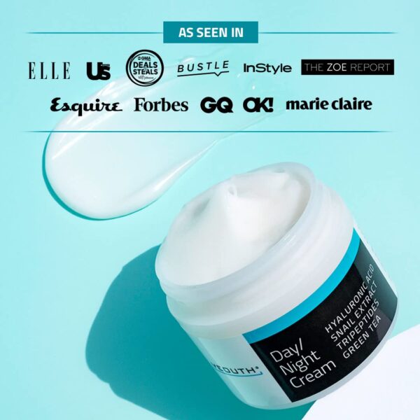 YEOUTH Day Night Cream for Face with Hyaluronic Acid, Snail Mucin and Copper Tripeptide, Moisturizer Face Cream, Hydrating Face Moisturizer for Women - Image 2