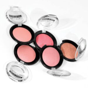 Palladio Baked Blush, Highly Pigmented Shimmery Formula, Easy to Blend & Highly Buildable, Apply Dry for a Natural Glow or Wet for a Dramatic Luminous - Image 6