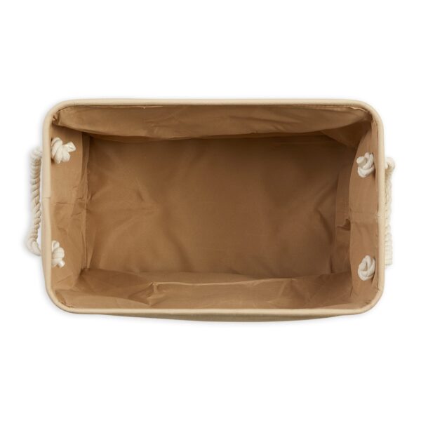 Bone Dry Pet Storage Collection Collapsible Bin, Medium Rectangle, Taupe - Image 3