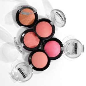 Palladio Baked Blush, Highly Pigmented Shimmery Formula, Easy to Blend and Highly Buildable, Apply Dry for a Natural Glow or Wet for a Dramatic Lumino - Image 8