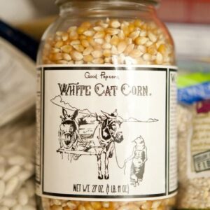 White Cat Corn Gourmet Good Popcorn Popping Corn Kernels, Light and Fluffy 27 ounces - Image 2