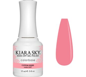 KIARA SKY Soak Off Gel Nail Polish 0.5 fl oz, COTTON KISSES (G537)