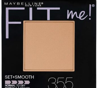 Maybelline New York Fit Me Set + Smooth Powder Makeup, Coconut, 0.3 oz.