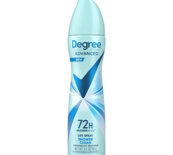 Degree Deodorant 3.8 Ounce Womens Dry Spray Shower Clean (113ml) (2 Pack)
