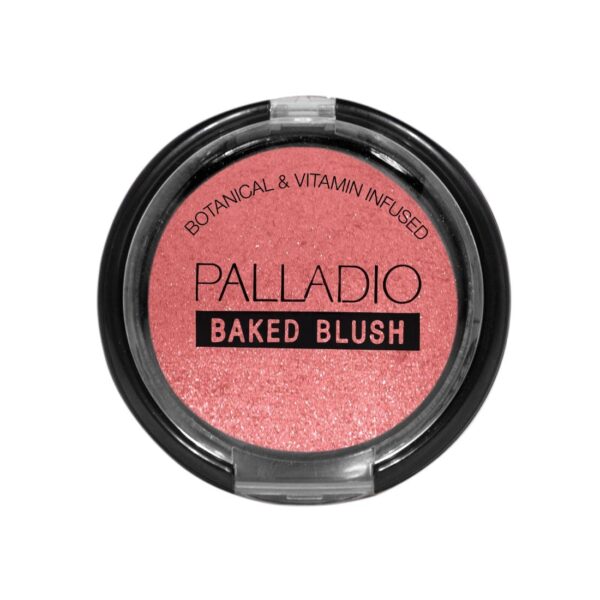 Palladio Baked Blush, Highly Pigmented Shimmery Formula, Easy to Blend and Highly Buildable, Apply Dry for a Natural Glow or Wet for a Dramatic Lumino - Image 2