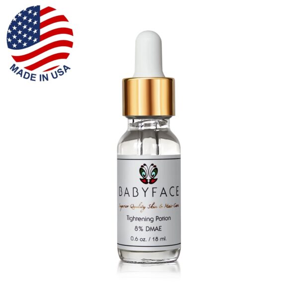 Babyface Instant Tightening Serum - Extra Strength 8% DMAE for Maximum Tightening, Pore Refining, Face Firming, Anti-Aging. Lifts, Smoothes, Resurface - Image 8