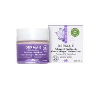 DERMA-E Advanced Peptides and Collagen Moisturizer ? Double Action Collagen Face Cream with Peptide Complex ? Intense Moisture Day and Night Cream for