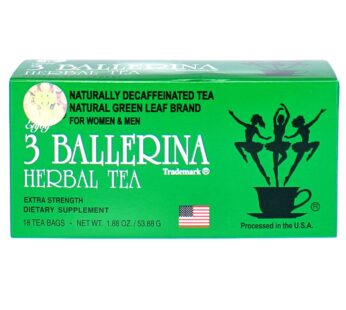 3 Ballerina Diet Tea Extra Strength for Men and Women (6 Boxes x 18 Bags)