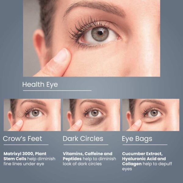 Kleem Organics Anti Aging Eye Cream - Reduces Dark Circles, Puffiness, Bags, Crow's Feet, Fine Lines & Sagginess - Image 6