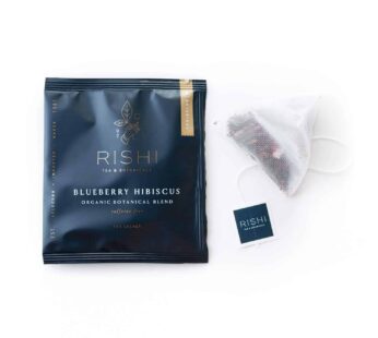 Rishi Tea Blueberry Hibiscus Herbal Tea – USDA Organic, Direct Trade Sachet Tea Bags, Antioxidants, Caffeine Free, Sweet, Tangy – 50 Count (Pack of 1)