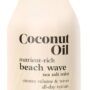Oliology Coconut Oil Beach Wave Sea Salt Mist Spray - Creates Volume and Tousled Waves, Texture and Style that Lasts All Day (8 Oz)