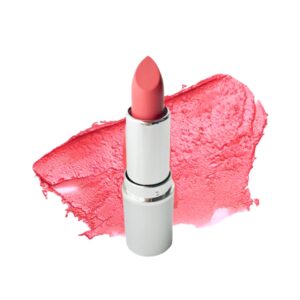 Honeybee Gardens Truly Natural Long Lasting Lipstick, Bermuda, Matte Medium Coral Pink, Naturally Hydrating & Nourishing, Vegan, Gluten-Free & Cruelty - Image 1