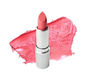 Honeybee Gardens Truly Natural Long Lasting Lipstick, Bermuda, Matte Medium Coral Pink, Naturally Hydrating & Nourishing, Vegan, Gluten-Free & Cruelty