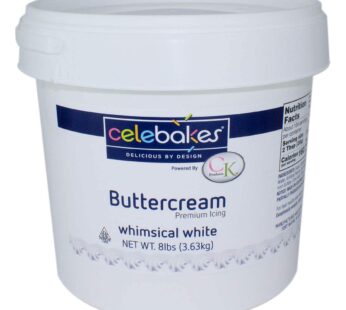 Celebakes by CK Products Whimsical White Buttercream Premium Icing, 8 lbs