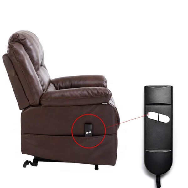 CUGLB Lift Chair Remote Replacement, 5 Pin 2 Button Straight Power Recliner Remote, Power Recliner Replacement Parts for Okin Limoss Lazboy Pride Catn - Image 5