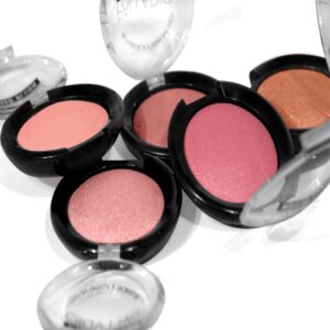 Palladio Baked Blush, Highly Pigmented Shimmery Formula, Easy to Blend and Highly Buildable, Apply Dry for a Natural Glow or Wet for a Dramatic Lumino - Image 7