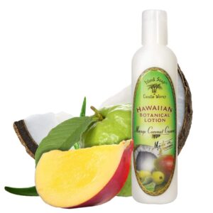 Island Soap and Candle Works Mango Coconut Guava Scented Body Lotion for Men and Women - Paraben Free Body Moisturizer - Hydrating Hawaiian Skincare - - Image 1