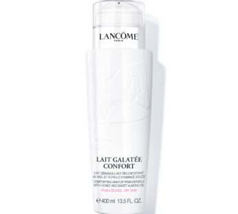 Lanc?me Lait Galat?e Confort Makeup Remover & Face Cleanser – Melts Away Makeup & Conditions Skin – With Honey & Sweet Almond Oil – 13.5 Fl Oz