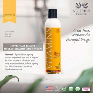 Nourish Beaute Vitamins Shampoo for Hair Loss that Promotes Hair Regrowth, Volume and Thickening with Biotin, DHT Blockers, Antioxidants, Oils and Ext - Image 3