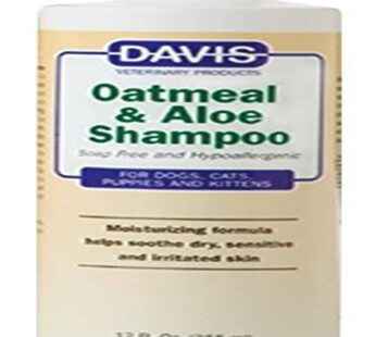 Davis Oatmeal and Aloe Dog and Cat Shampoo, 12-Ounce