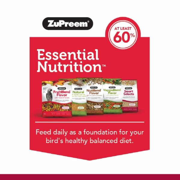 ZuPreem Smart Selects Bird Food for Very Small Birds, 2 lb - Everyday Feeding for Canaries, Finches - Image 4