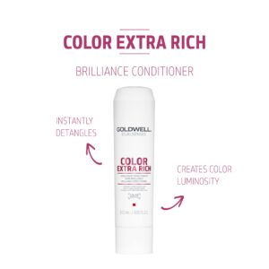 Goldwell Dualsenses Color Extra Rich Brilliance Conditioner, 10.1 Fl Oz (Pack of 1) - Image 2