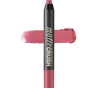 VASANTI Cosmetics Matte Crush Lipstick Pencil (It’s Your Mauve) Long-Lasting Waterproof Soft Velvety Matte Lip Liner