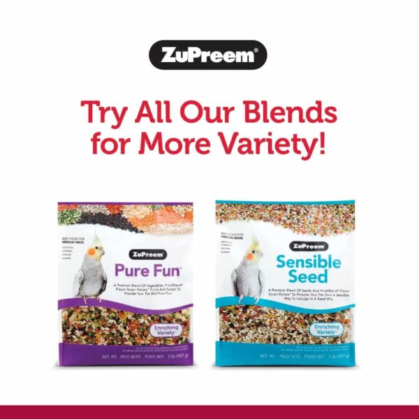 ZuPreem Smart Selects Bird Food for Very Small Birds, 2 lb - Everyday Feeding for Canaries, Finches - Image 5